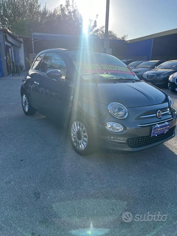 Usata Fiat 500C Lounge 69 CV (50 kW) 2018 Grigio Cabrio