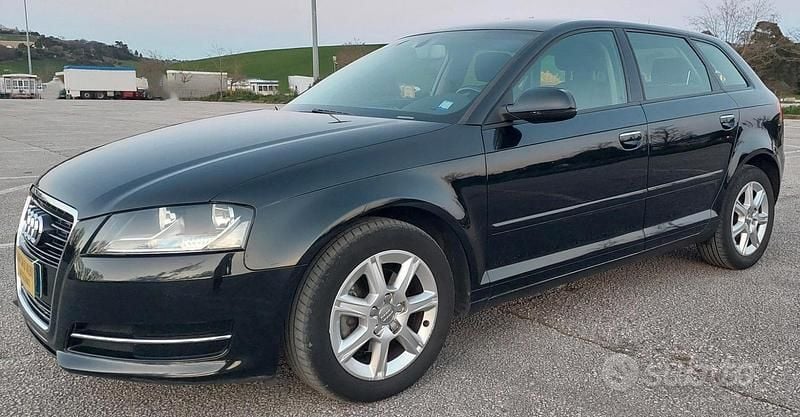 Usata Audi A3 140 CV (102 kW) 2013 Nero Berlina