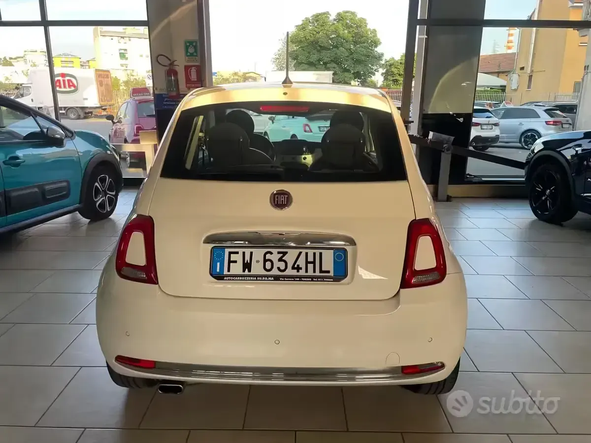 Usata Fiat 500 Lounge 69 CV (50 kW) 2019 Bianco Berlina