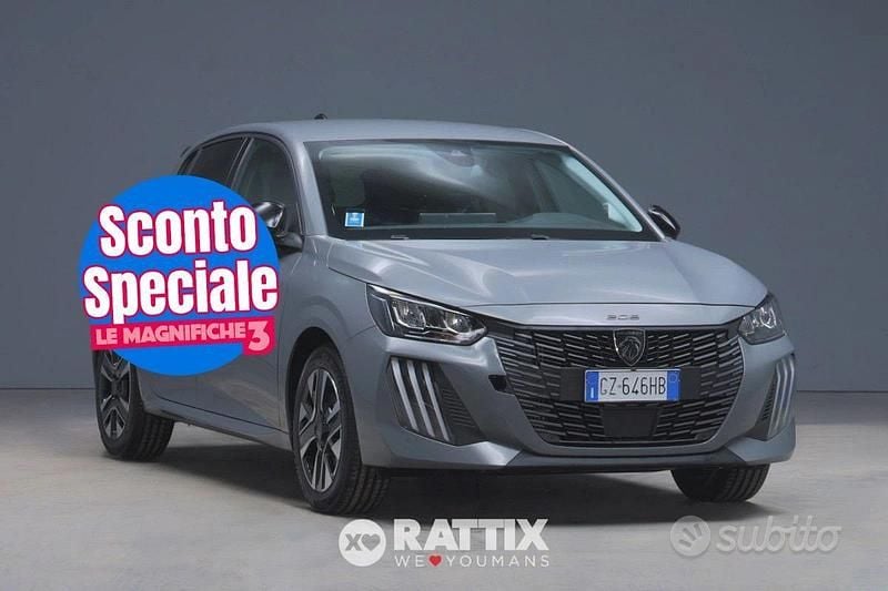 Usata Peugeot 208 Allure 110 CV (80 kW) 2025 Grigio selenium Utilitaria