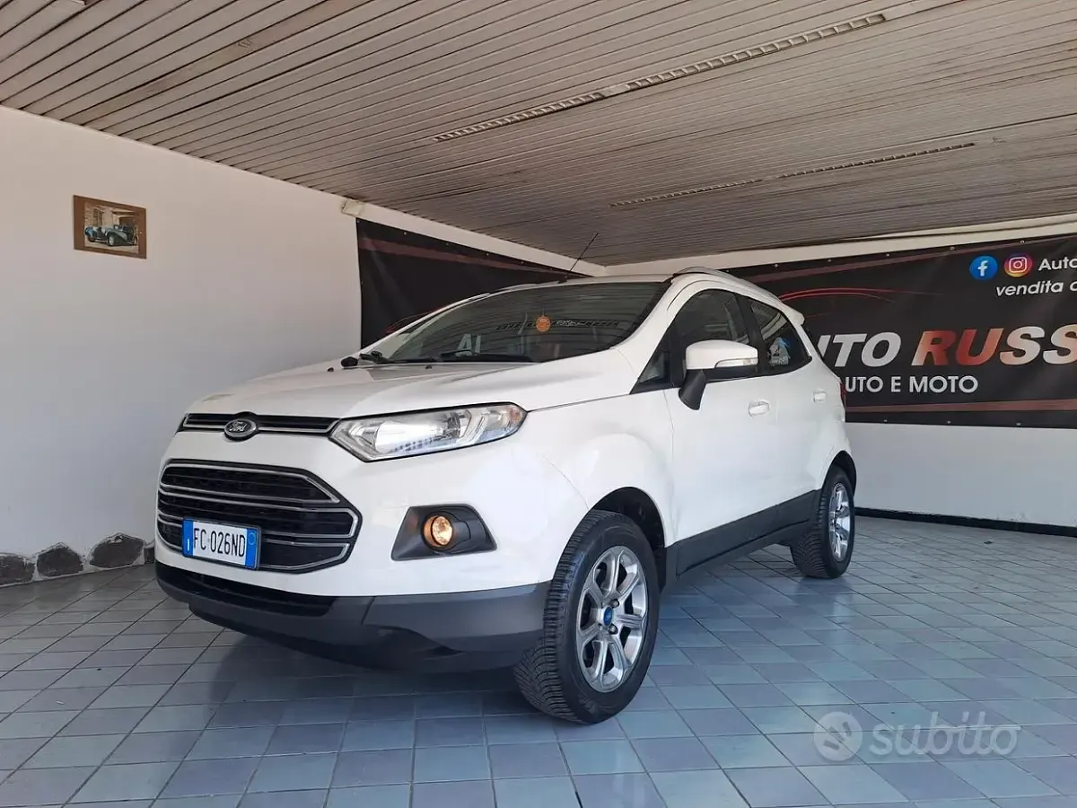 Usata Ford Ecosport Titanium 125 CV (91 kW) 2016 Bianco SUV
