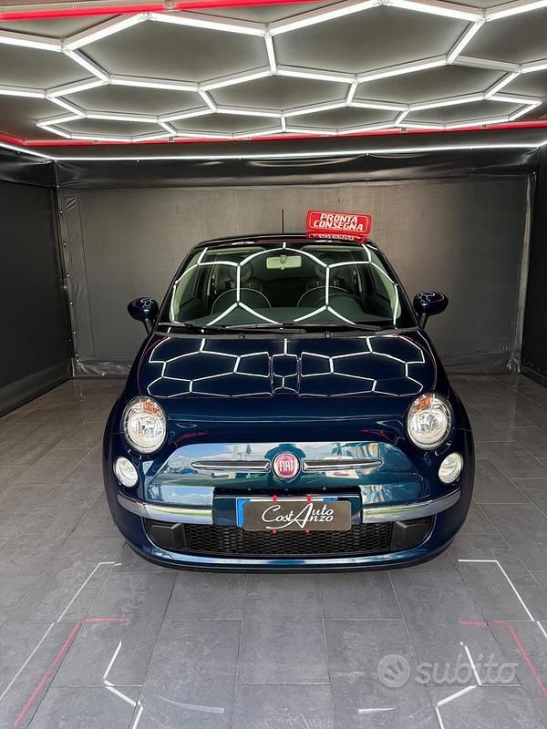 Usata Fiat 500 Lounge 69 CV (50 kW) 2014 Blu Berlina