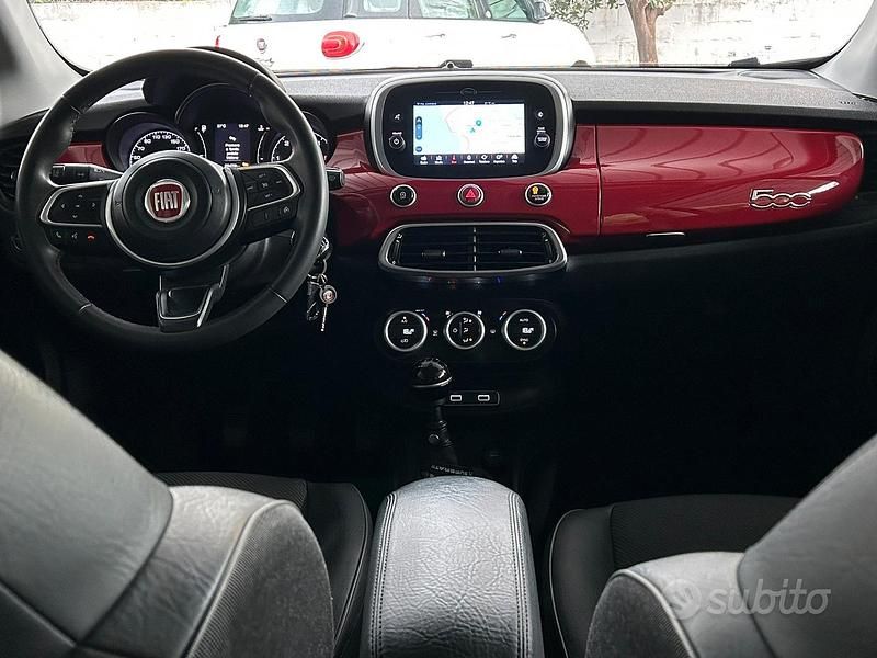Usata Fiat 500X Cross 95 CV (69 kW) 2020 Rosso SUV