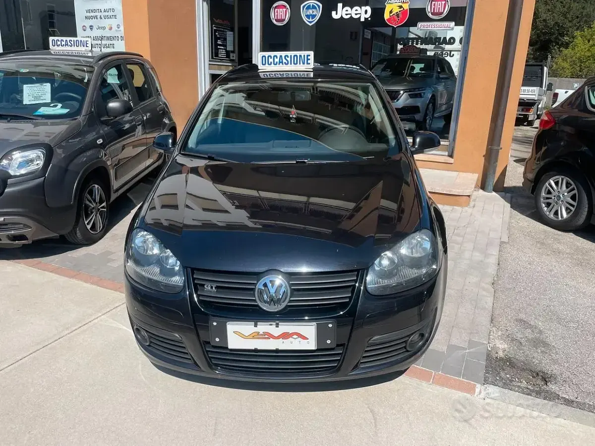 Usata VW Golf VI GT 140 CV (102 kW) 2008 Nero Utilitaria
