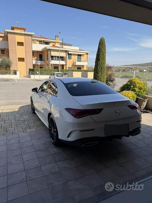 Usata Mercedes CLA180 116 CV (85 kW) 2019 Bianco Berlina