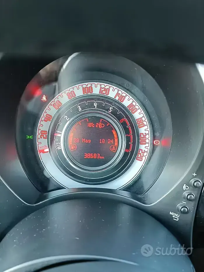 Usata Fiat 500 69 CV (50 kW) 2020 Nero Utilitaria