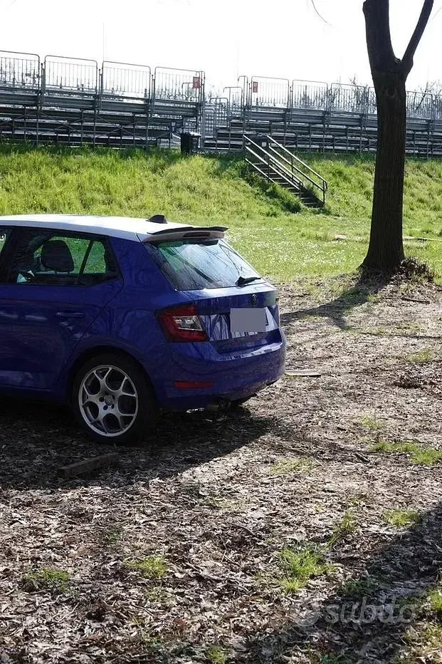 Usata Skoda Fabia 75 CV (55 kW) 2018 Blu Utilitaria