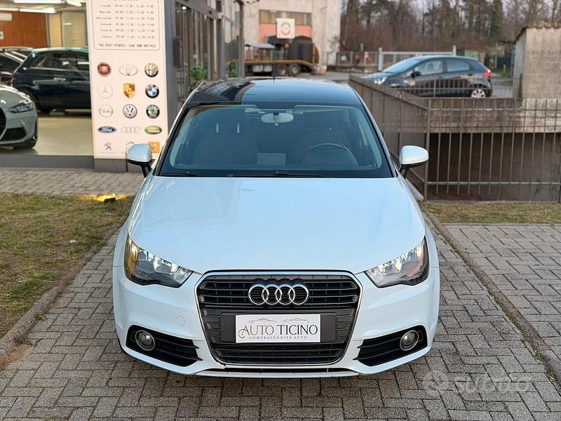 Usata Audi A1 89 CV (65 kW) 2014 Bianco Utilitaria