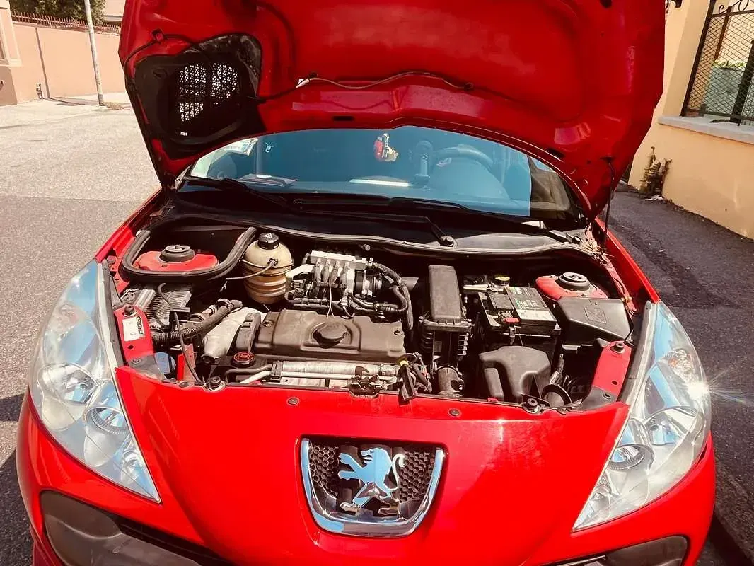 Usata Peugeot 206 60 CV (44 kW) 2012 Rosso Berlina