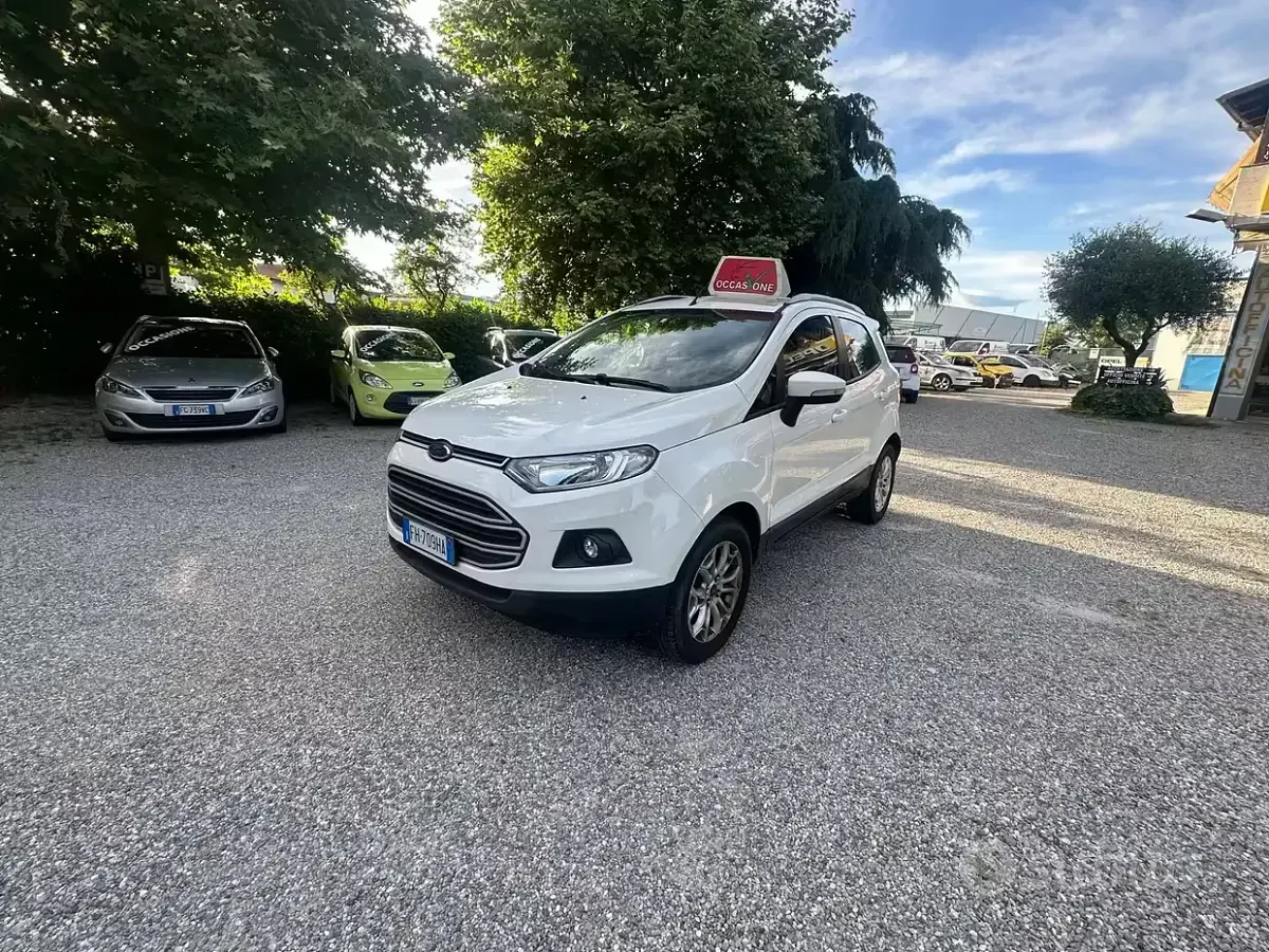 Usata Ford Ecosport Titanium S 95 CV (69 kW) 2017 Bianco SUV