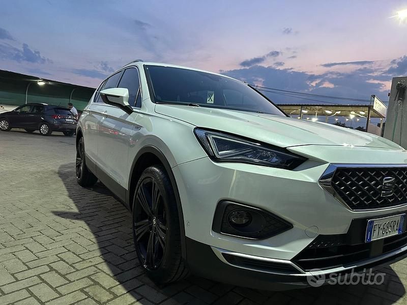 Usata Seat Tarraco 150 CV (110 kW) 2019 Bianco SUV