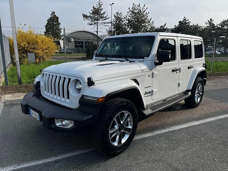 Usata Jeep Wrangler Unlimited Sahara 200 CV (147 kW) 2020 Bianco SUV