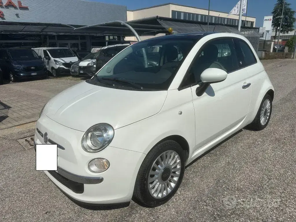 Usata Fiat 500 Lounge 69 CV (50 kW) 2009 Bianco Cabrio
