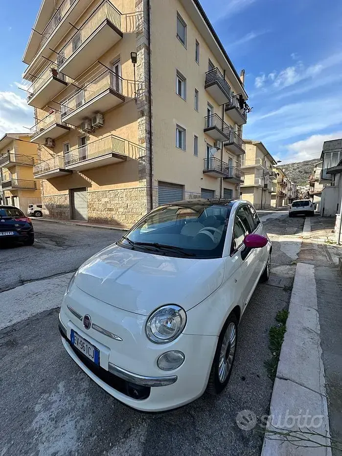 Usata Fiat 500 Lounge 69 CV (50 kW) 2014 Bianco Berlina