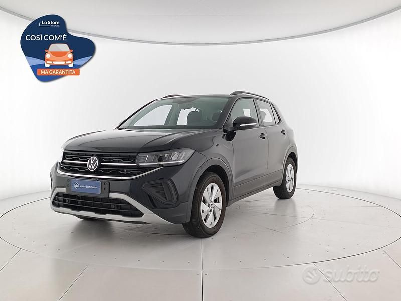 Deep black perlato Usata 2024 VW T-Cross Life SUV | 24.000 € (Cara) - Immagine 1/4