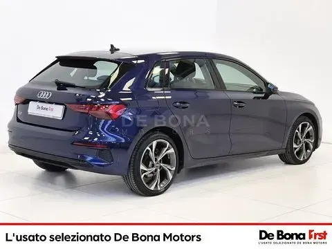 Usata Audi A3 Sportback Advanced 116 CV (85 kW) 2022 Azzurro Utilitaria