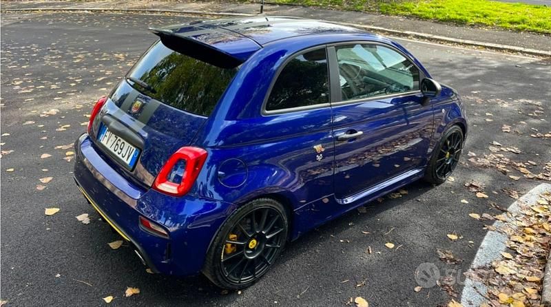 Usata Abarth 595 Turismo 165 CV (121 kW) 2019 Blu Utilitaria