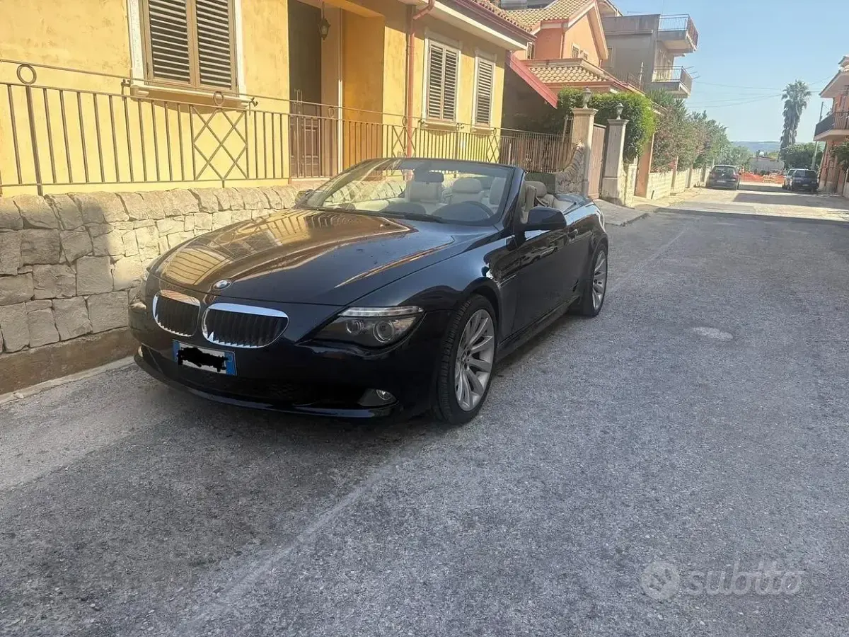 Usata BMW 635 Cabriolet 286 CV (210 kW) 2010 Bluazzurro Cabrio