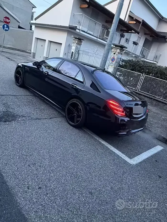 Usata Mercedes S63 AMG 455 CV (334 kW) 2018 Nero Berlina