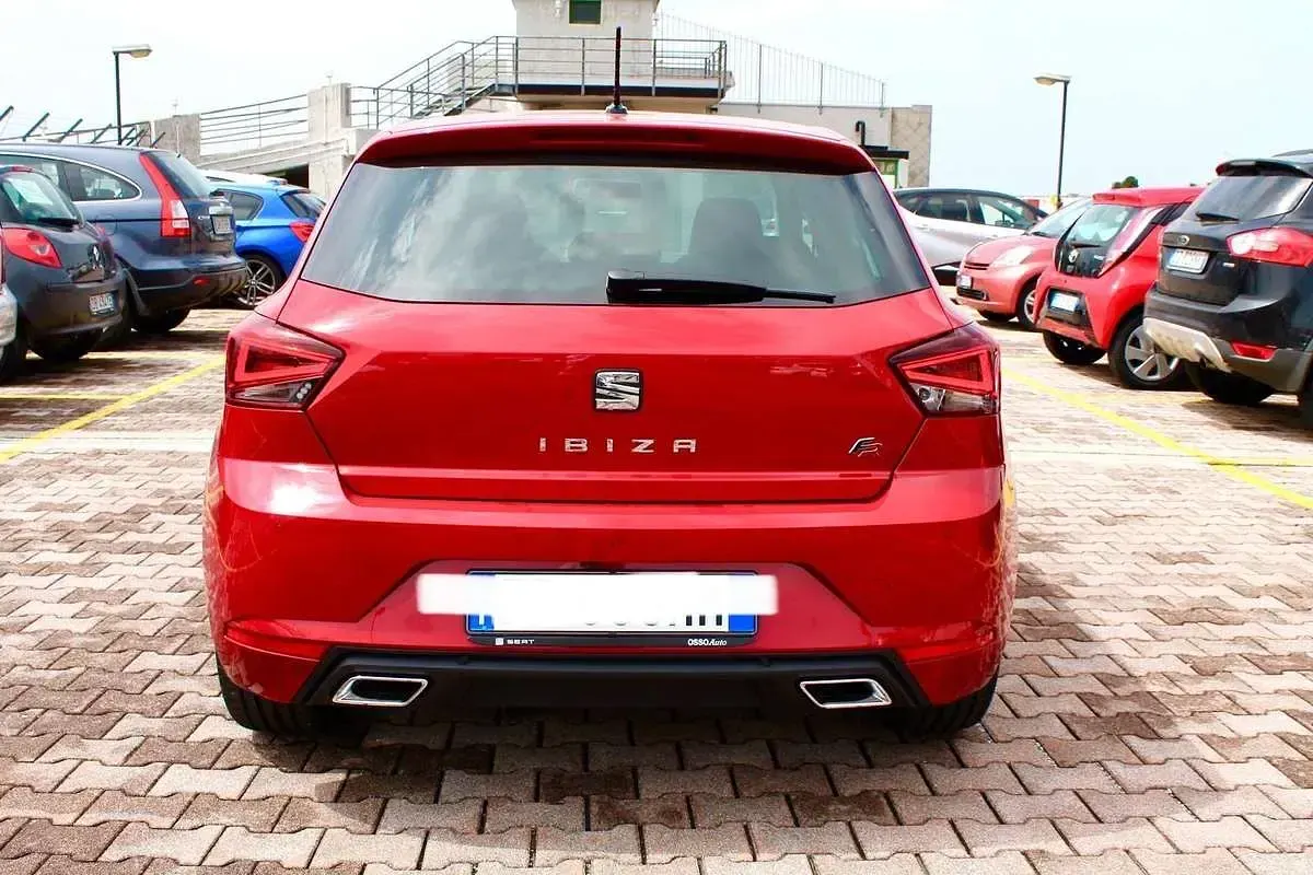 Usata Seat Ibiza FR 95 CV (69 kW) 2018 Rosso Utilitaria