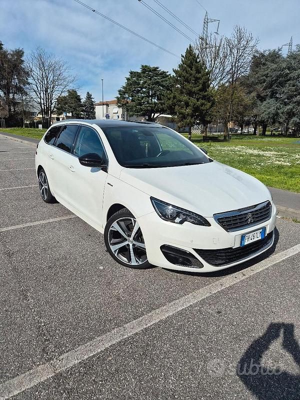 Usata Peugeot 308 SW GT-line 120 CV (88 kW) 2017 Bianco Station wagon