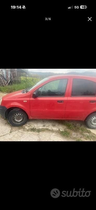 Usata Fiat Panda 54 CV (39 kW) 2008 Rosso Utilitaria