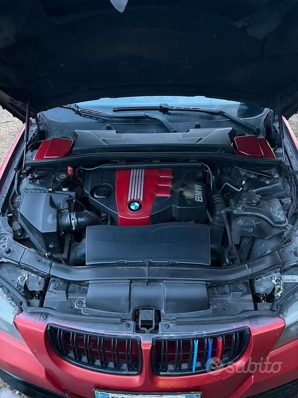 Usata BMW 320 2008 Rosso Berlina