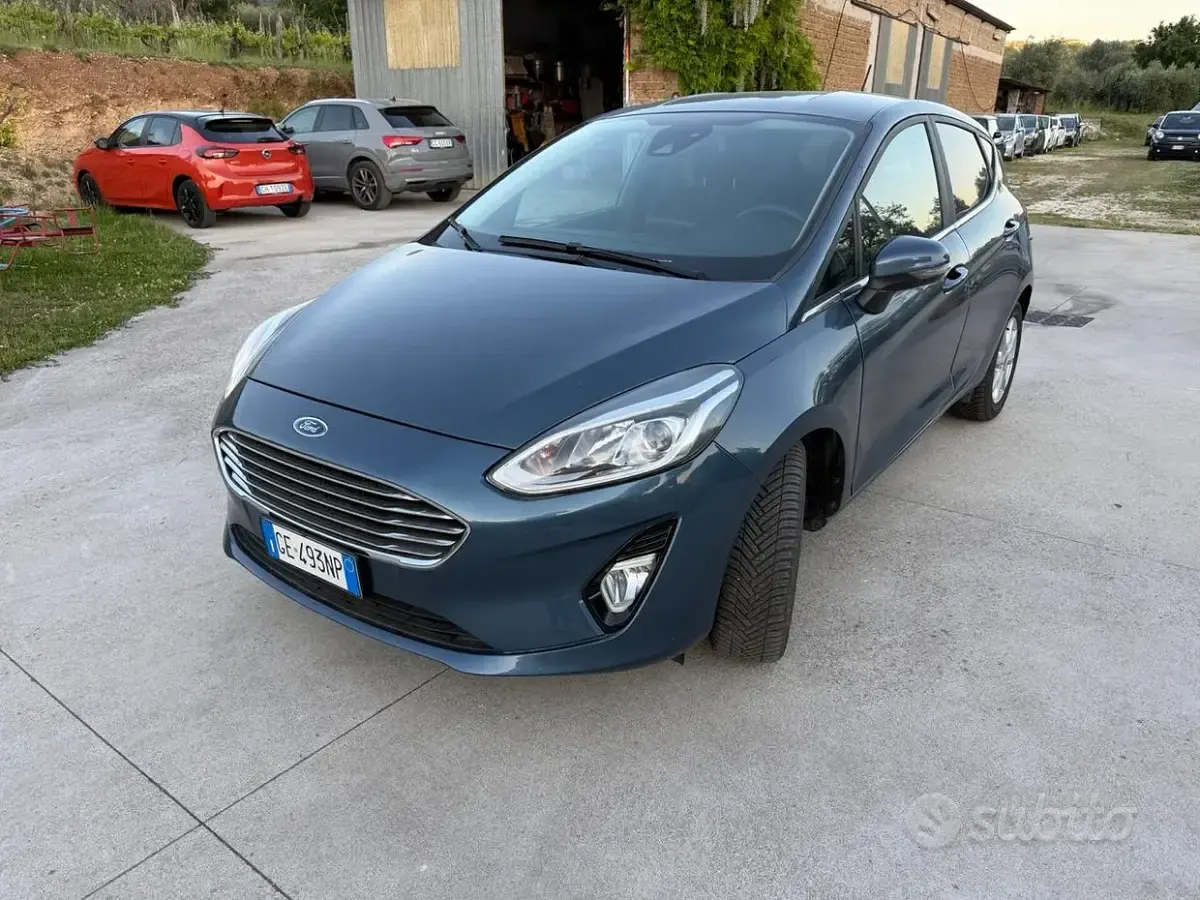 Usata Ford Fiesta Titanium 125 CV (91 kW) 2021 Blu Utilitaria