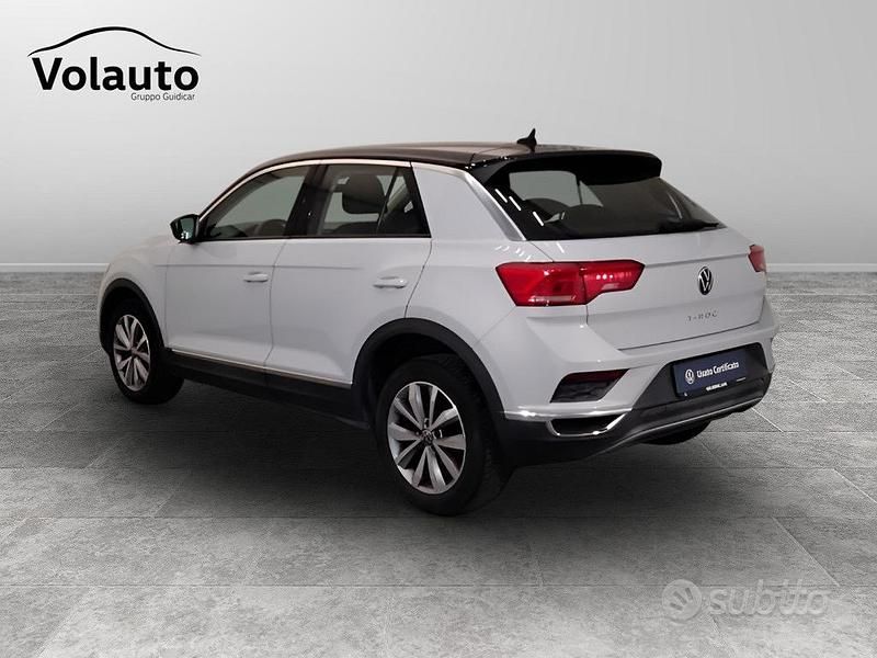 Usata VW T-Roc Style 110 CV (80 kW) 2021 Bianco SUV