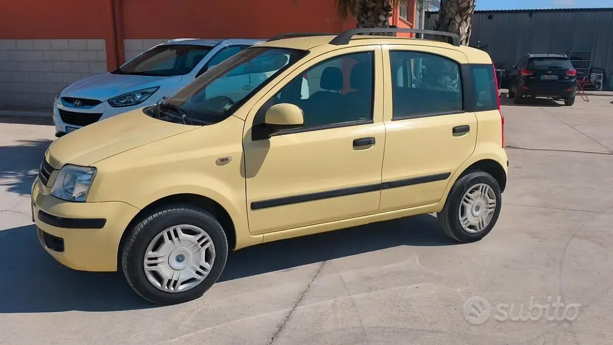 Usata Fiat Panda Dynamic 60 CV (44 kW) 2007 Giallo Utilitaria