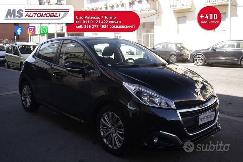Usata Peugeot 208 Active 83 CV (61 kW) 2019 Nero Utilitaria