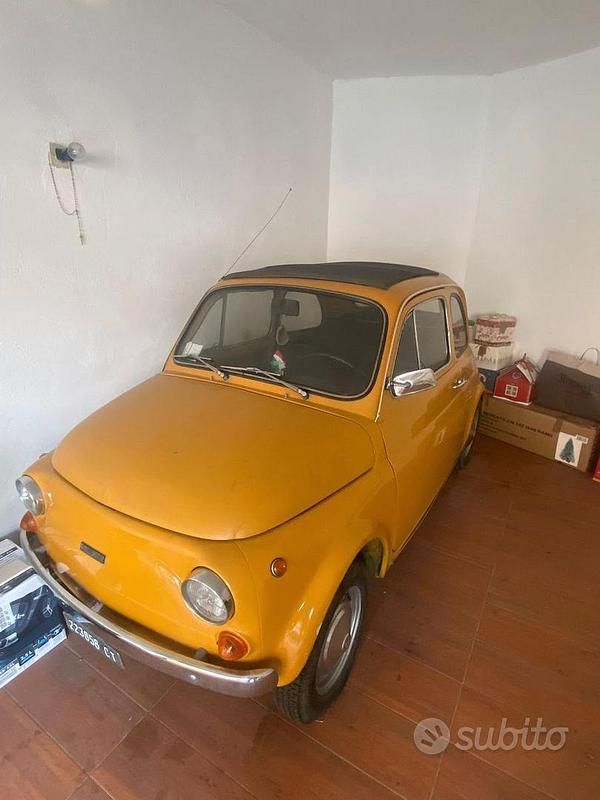 Usata Fiat 500 1960 Giallo Utilitaria