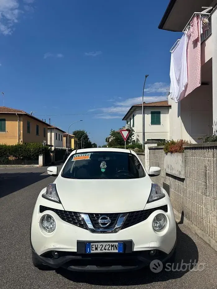 Usata Nissan Juke Acenta 110 CV (80 kW) 2014 Bianco SUV