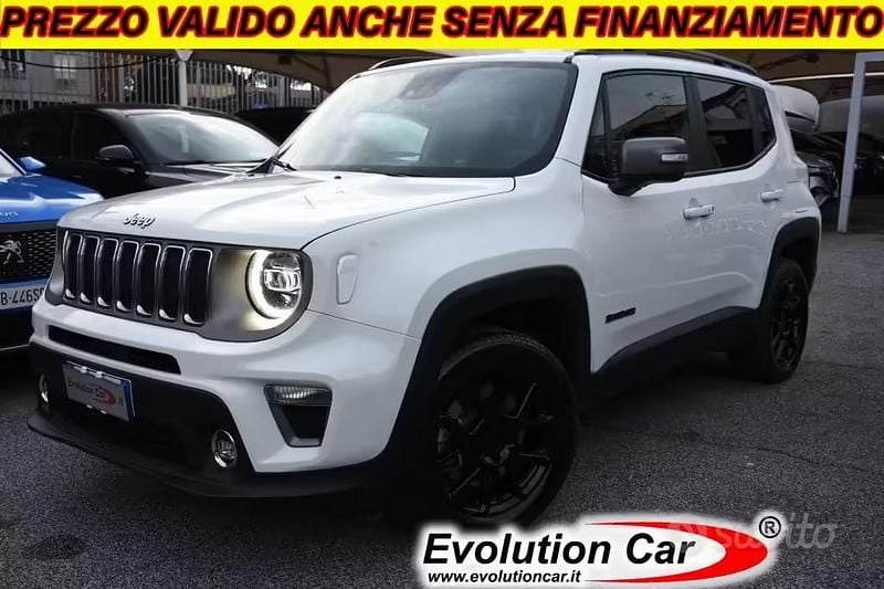 Usata Jeep Renegade Limited 190 CV (139 kW) 2020 Bianco pastello SUV