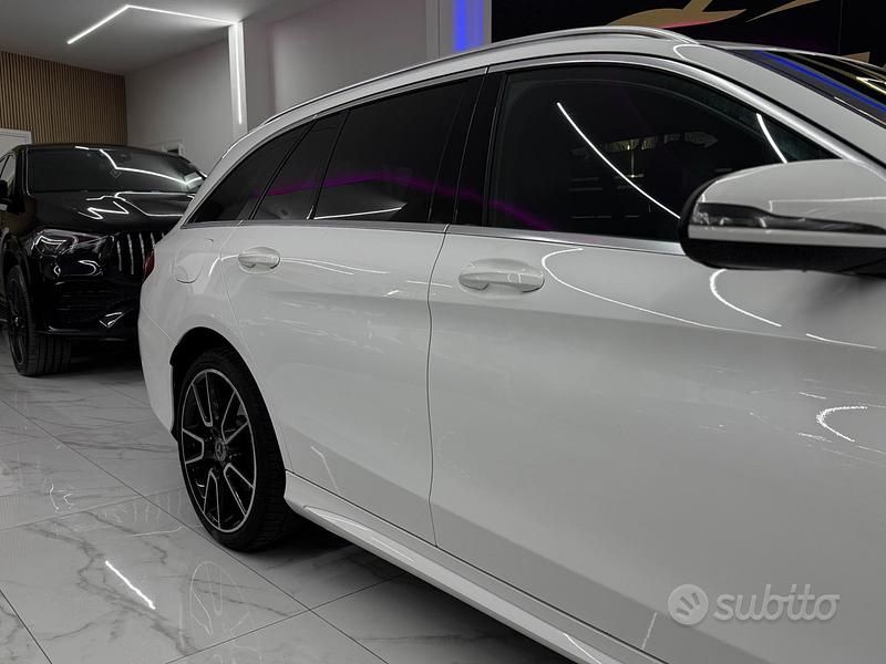 Usata Mercedes C300 Premium 245 CV (180 kW) 2019 Bianco Station wagon