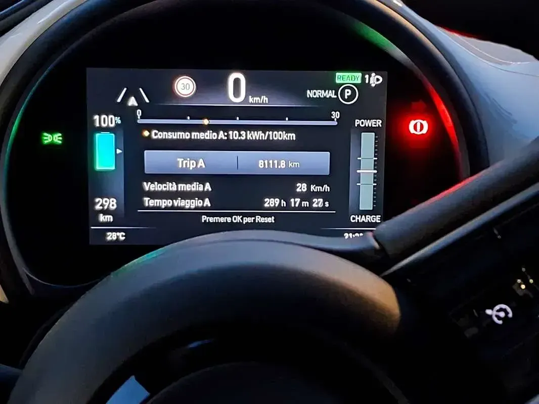 Usata Fiat 500e Icon 42 kW (58 CV) 2023 Bianco Utilitaria