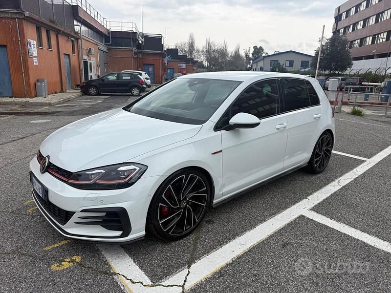 Usata VW Golf VII GTI 245 CV (180 kW) 2018 Bianco Berlina