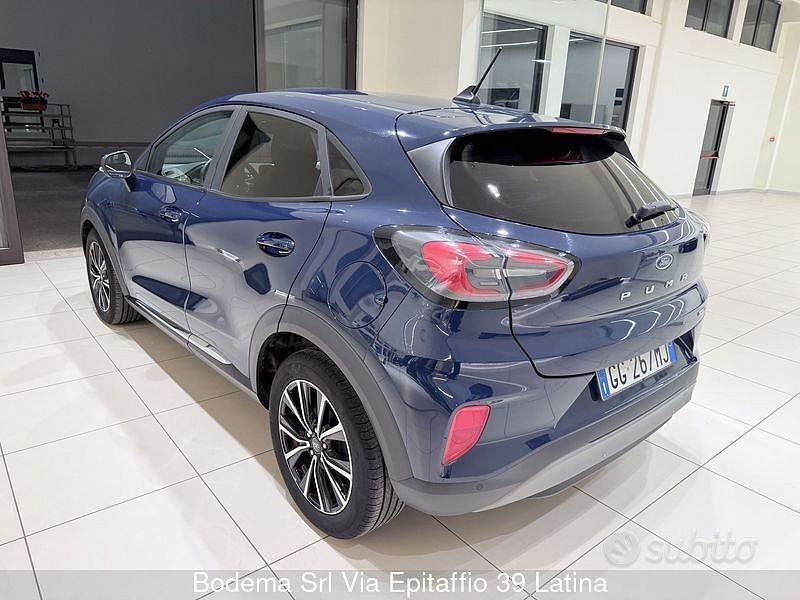 Usata Ford Puma Titanium 125 CV (91 kW) 2021 Blu SUV