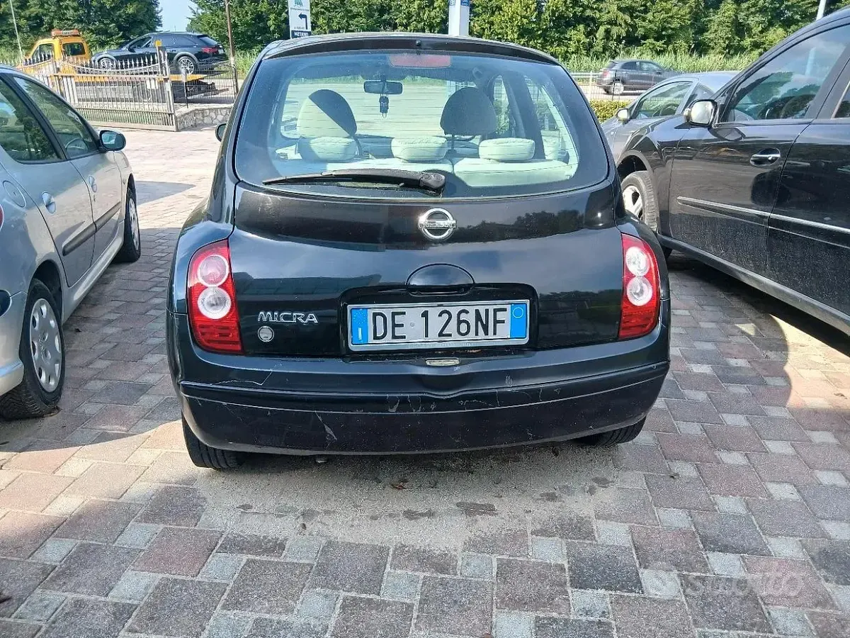 Usata Nissan Micra 80 CV (58 kW) 2007 Nero Berlina