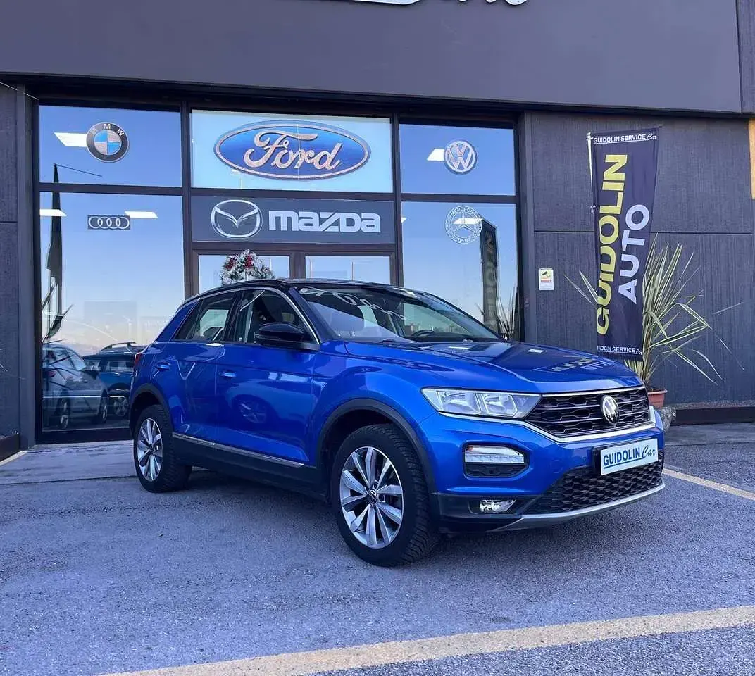 Usata VW T-Roc Style 110 CV (80 kW) 2021 Blu/azzurro SUV