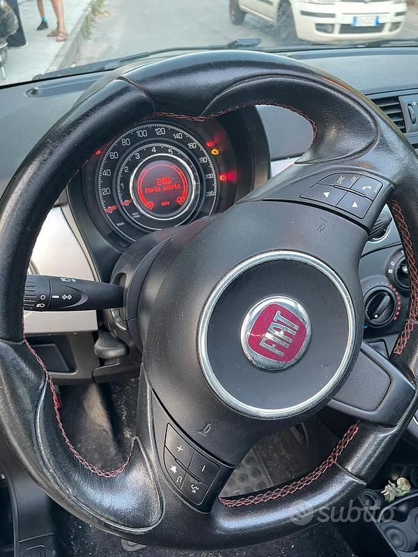 Usata Fiat 500 2014 Nero Cabrio