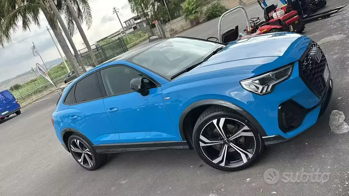 Usata Audi Q3 Sportback 150 CV (110 kW) 2021 Blu SUV