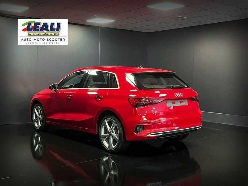 Usata Audi A3 Advanced 149 CV (109 kW) 2023 Rosso Berlina