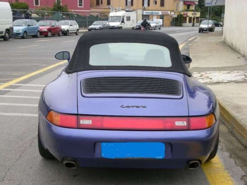 Usata Porsche 993 286 CV (210 kW) 1997 Blu/azzurro Cabrio