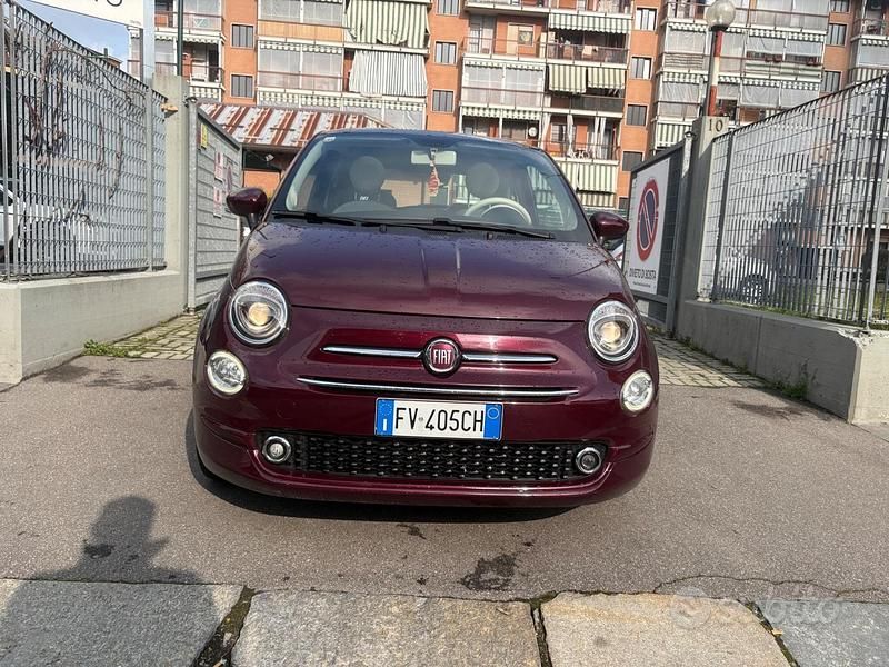 Usata Fiat 500 Lounge 69 CV (50 kW) 2019 Viola Berlina