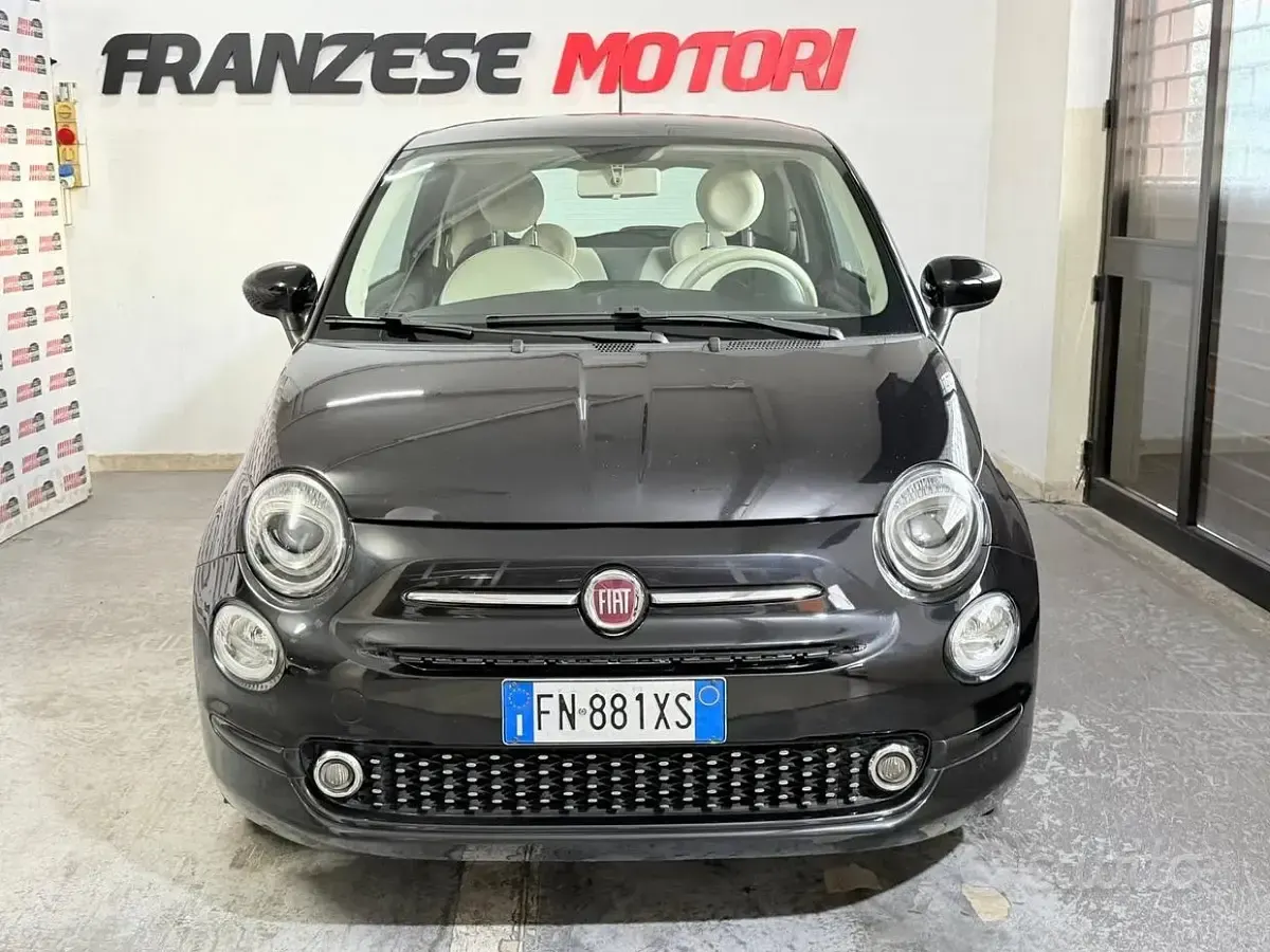 Usata Fiat 500 Lounge 69 CV (50 kW) 2018 Nero Berlina
