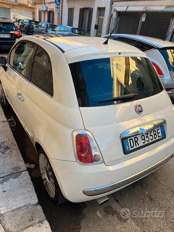 Usata Fiat 500 Pop 69 CV (50 kW) 2008 Bianco Berlina