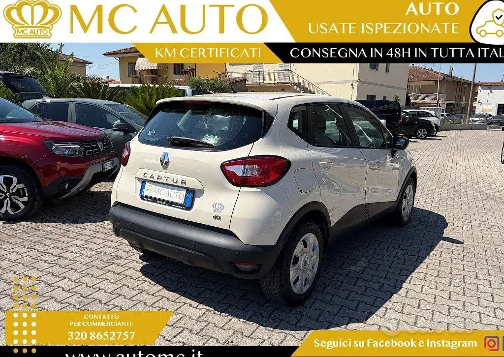 Usata Renault Captur 90 CV (66 kW) 2014 Beige SUV