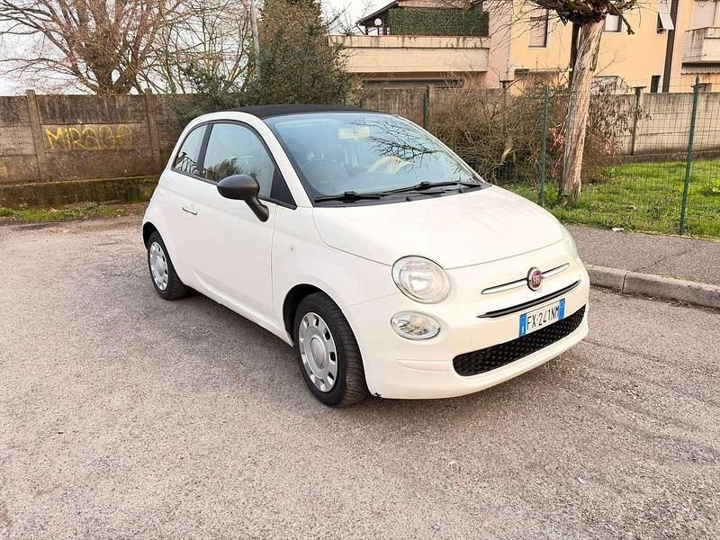 Usata Fiat 500C 69 CV (50 kW) 2019 Bianco Cabrio