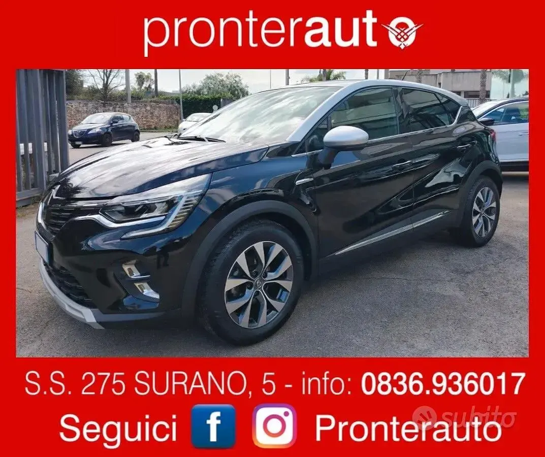 Usata Renault Captur Intens 95 CV (69 kW) 2020 Nero SUV
